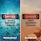 Signmission Heavy Equipment Crossing Danger Sign, Vinyl Decal, 10in W x 7in L, 2PK OS-2PACK-DS-D-710-L-1816 - alternate 6